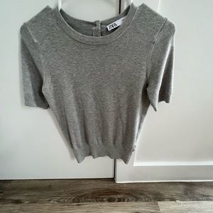 Zara grey soft nice t shirt